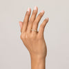 Diamond Crossover Ring