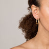 Crossover Hoop Earrings