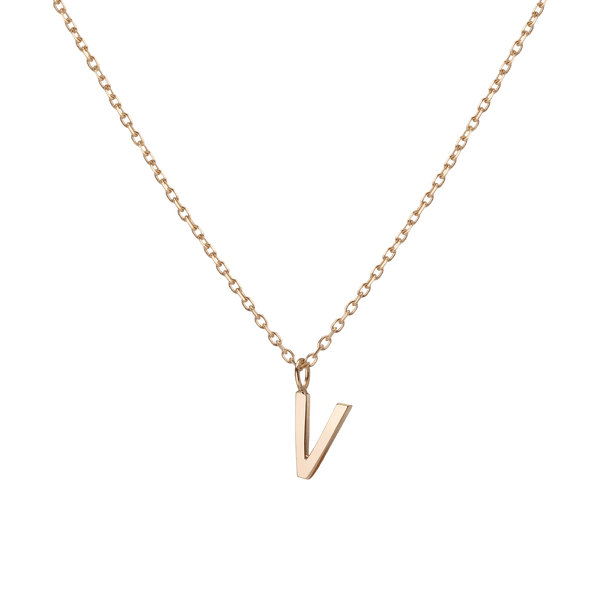 Classic Gold Letter Necklace