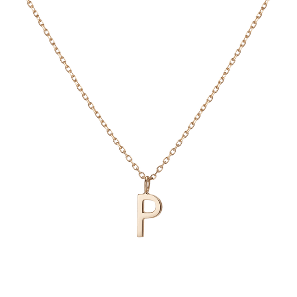 Classic Gold Letter Necklace