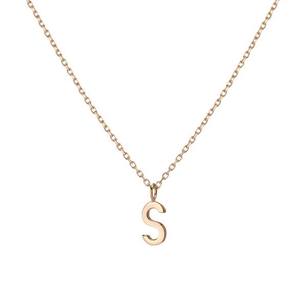 Classic Gold Letter Necklace