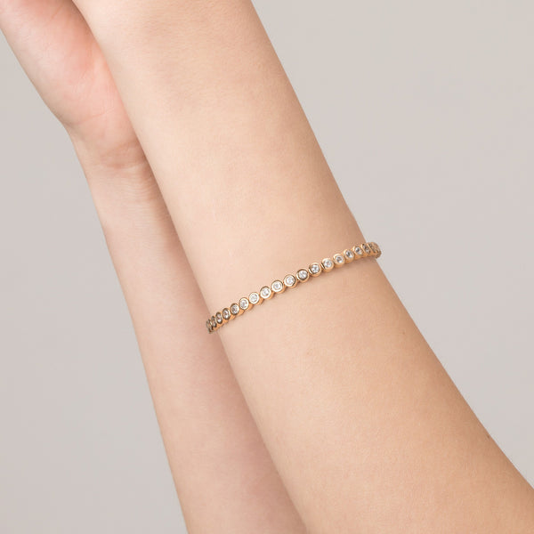Diamond Bezel Tennis Bracelet