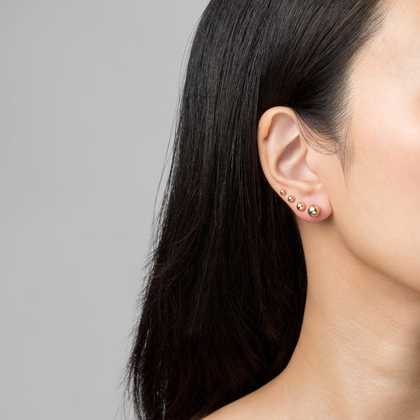 Gold Ball Studs 7mm