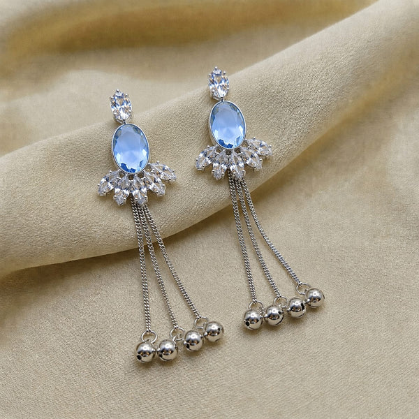 Heritage Silver-Tone Jhumka