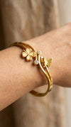 Butterfly Bloom Bangle Bracelet