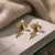 Pearl Leaf Drop Earrings