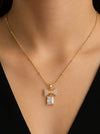 Beaded Bow Pendant