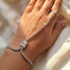 Silver Crystal Chain Bracelet