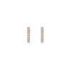Diamond Huggie Earrings