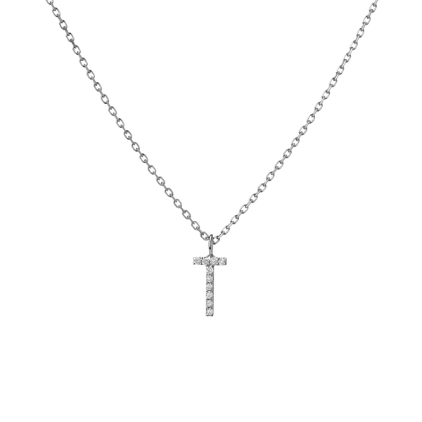 Classic Diamond Letter Necklace