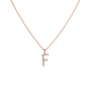 Classic Diamond Letter Necklace