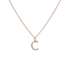 Classic Diamond Letter Necklace