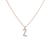 Classic Diamond Letter Necklace