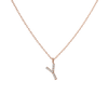 Classic Diamond Letter Necklace