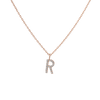 Classic Diamond Letter Necklace