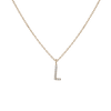 Classic Diamond Letter Necklace