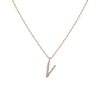 Classic Diamond Letter Necklace
