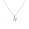 Classic Diamond Letter Necklace