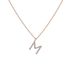 Classic Diamond Letter Necklace