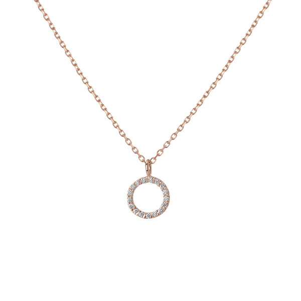 Classic Diamond Letter Necklace