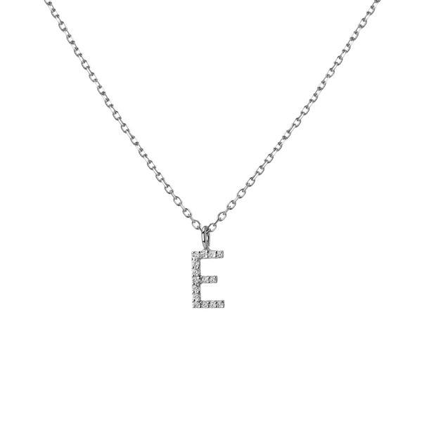 Classic Diamond Letter Necklace