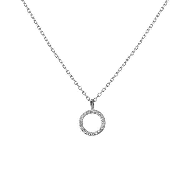 Classic Diamond Letter Necklace