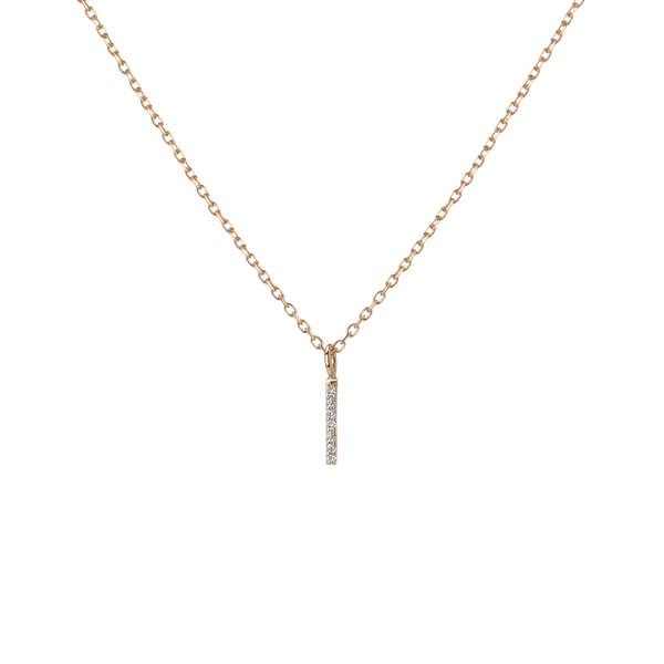 Classic Diamond Letter Necklace