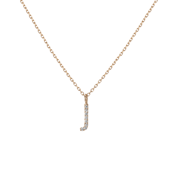Classic Diamond Letter Necklace
