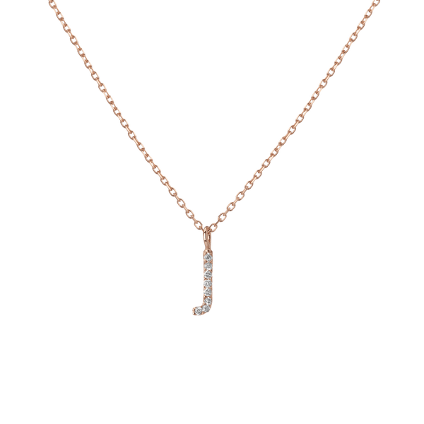 Classic Diamond Letter Necklace
