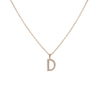 Classic Diamond Letter Necklace