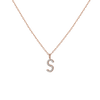 Classic Diamond Letter Necklace