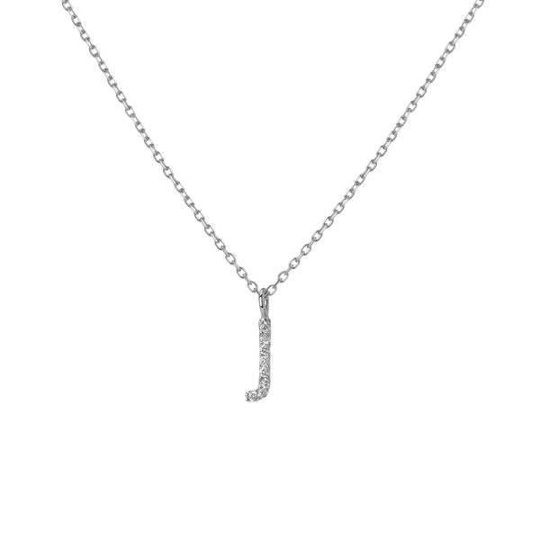Classic Diamond Letter Necklace