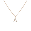 Classic Diamond Letter Necklace