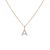 Classic Diamond Letter Necklace