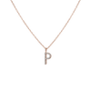 Classic Diamond Letter Necklace