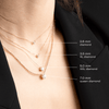 Mini Diamond Bezel Necklace