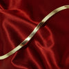 Solid Gold Herringbone Chain Necklace