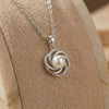 Silver Zircon Pearl Pendant