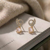 Swan Drop Earrings