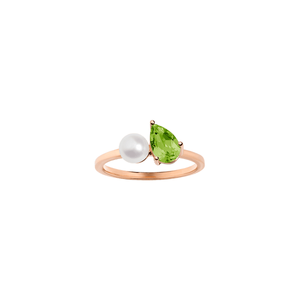 Pearl Toi et Moi Ring