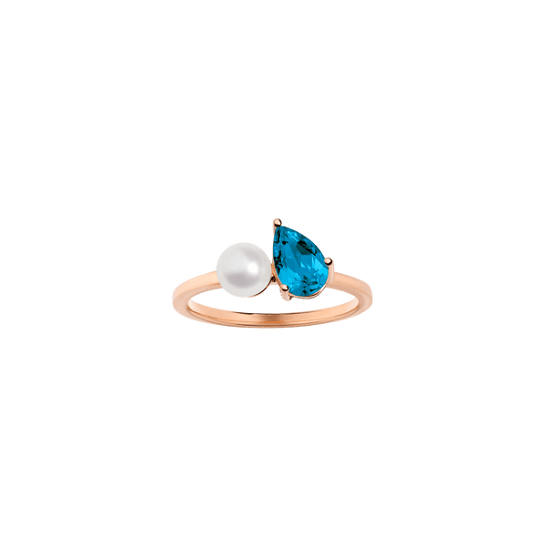 Pearl Toi et Moi Ring