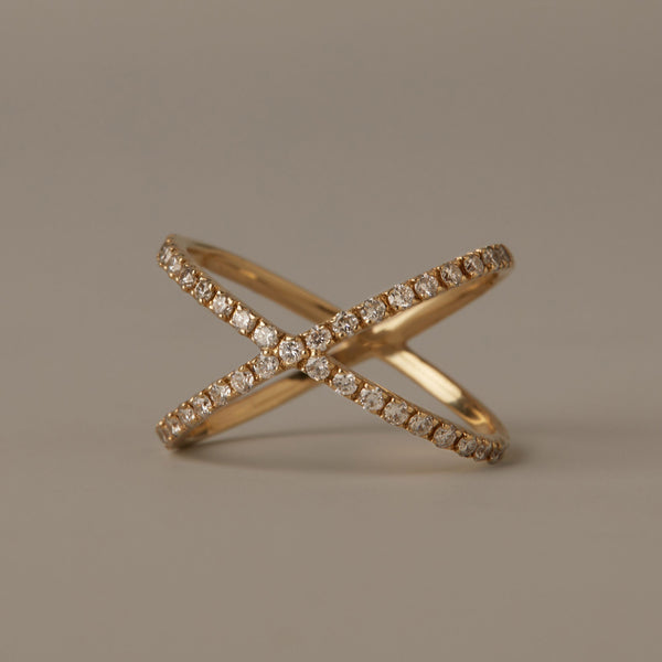 Diamond X Ring