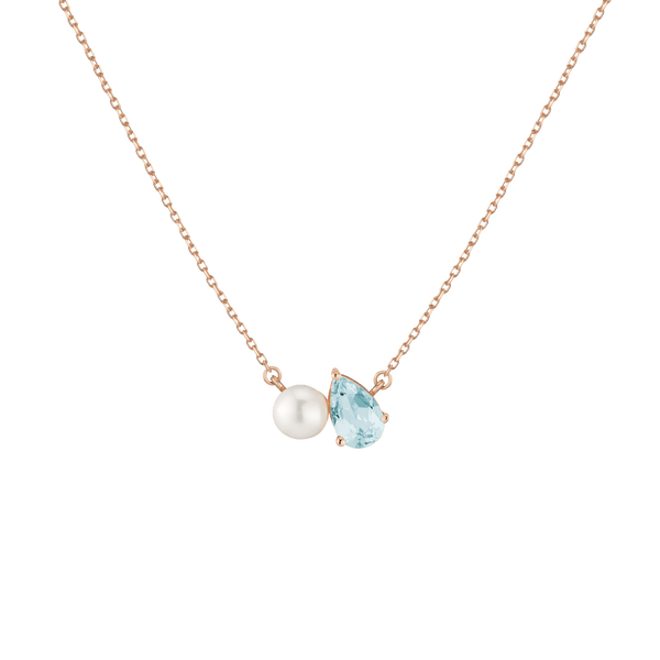 Pearl Toi et Moi Necklace