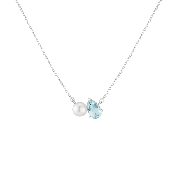 Pearl Toi et Moi Necklace