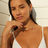 Graduated Lab Grown Diamond Bezel Necklace