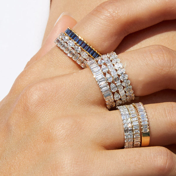 Oval Diamond Eternity Ring