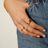 Lab Grown White Sapphire Eternity Ring