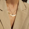 Emerald Gemstone Solitaire Necklace