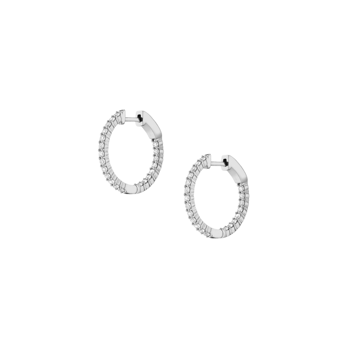 1ct Luxury Lab Grown Diamond Hoops