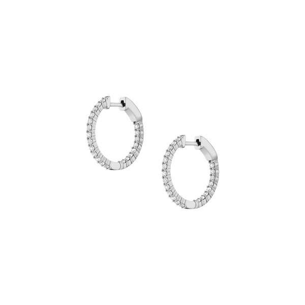 1ct Luxury Lab Grown Diamond Hoops
